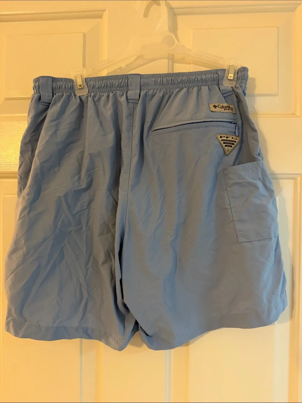 Columbia Light Blue Men’s Athletic Shorts